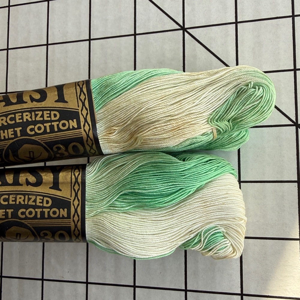 Vintage Daisy Mercerized Crochet Cotton Thread Lot – No. 30, 400 Yds – Pastel - Picture 8 of 16